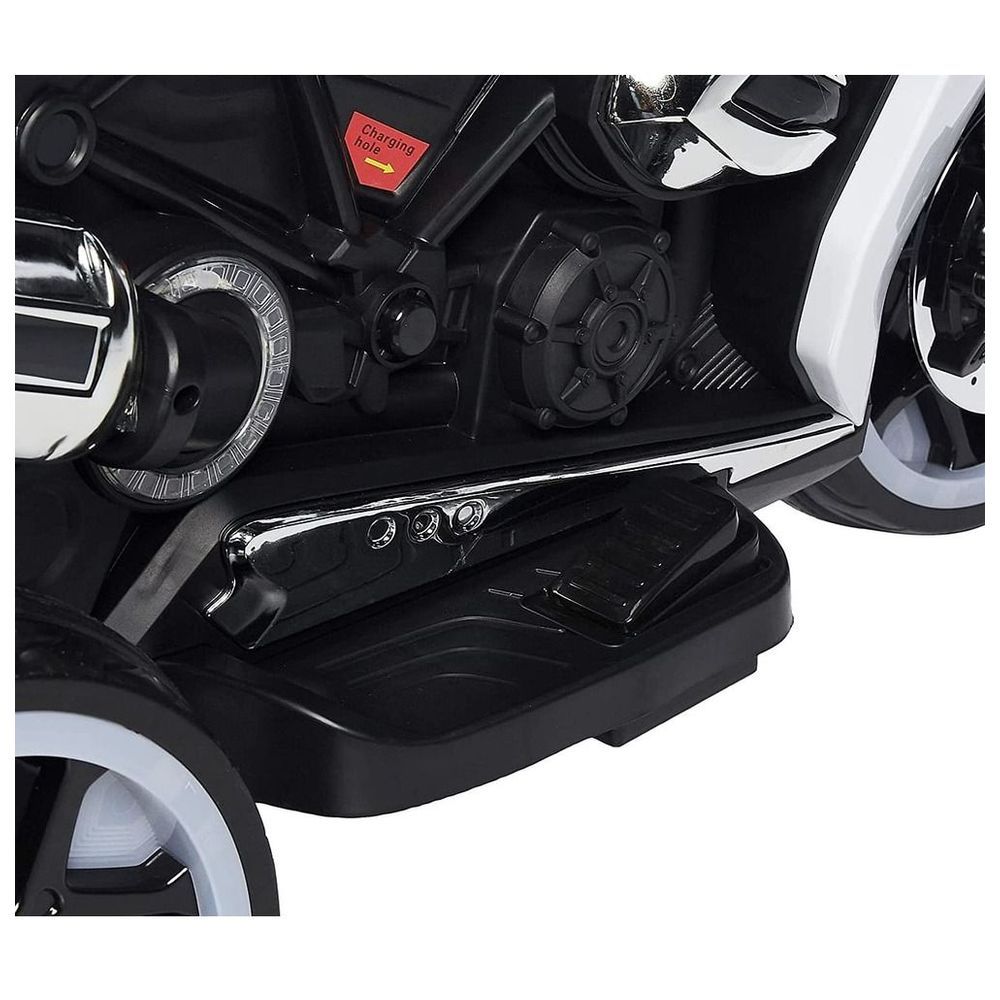 Myts - Electric Motorcycle Ride-On Super Bike - White - 6 V