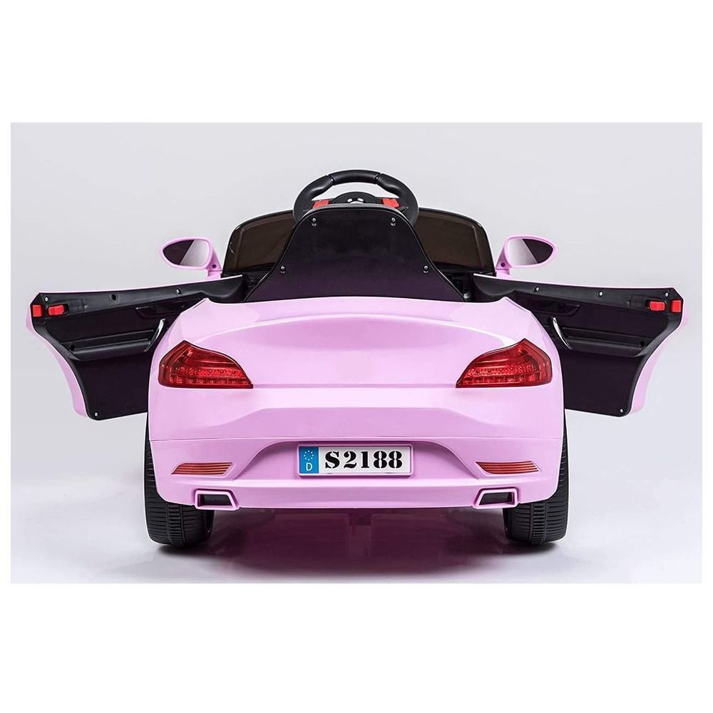 Myts - Stylish BMW Coupe Style Electric Ride-On Car - Pink - 6 V