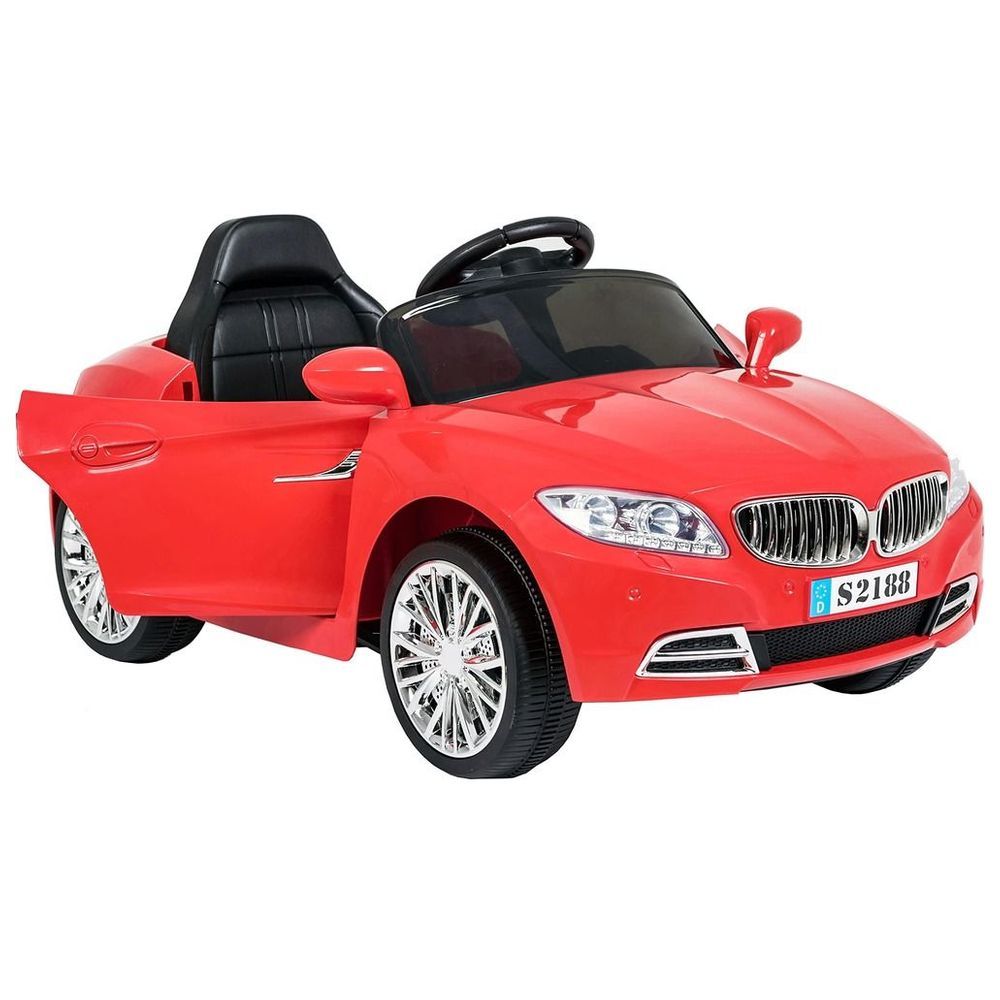 Myts - Stylish BMW Coupe Style Electric Ride-On Car - Red - 6 V