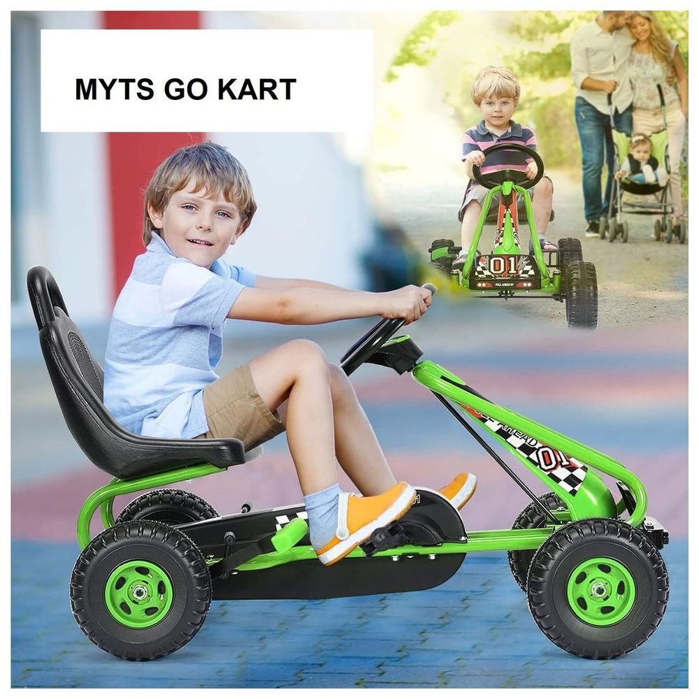 Myts - Racing Adventure Pedal Go Kart Car - Green