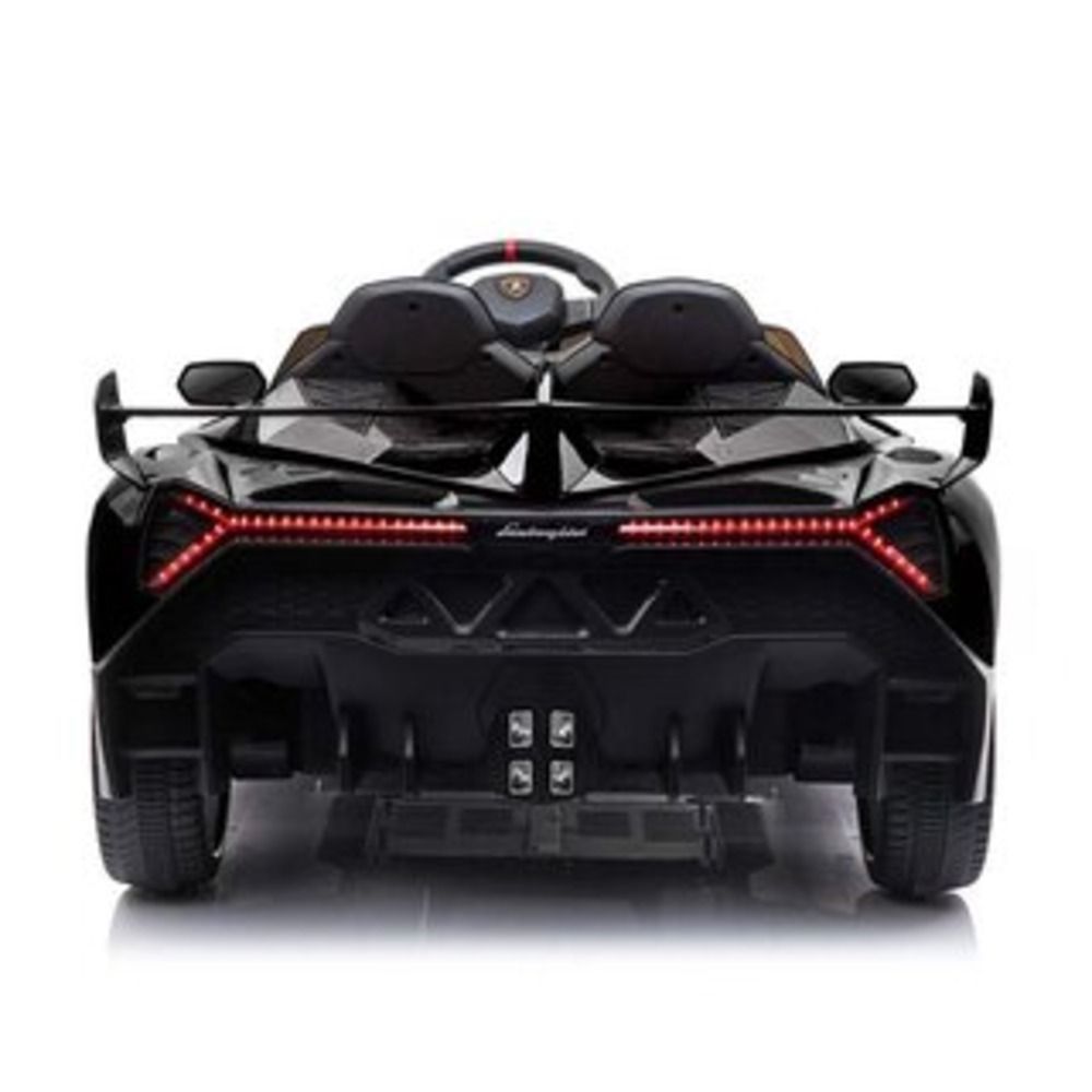 Myts - Lamborghini Veneno 2 Seater Ride-On Car - Black - 12 V