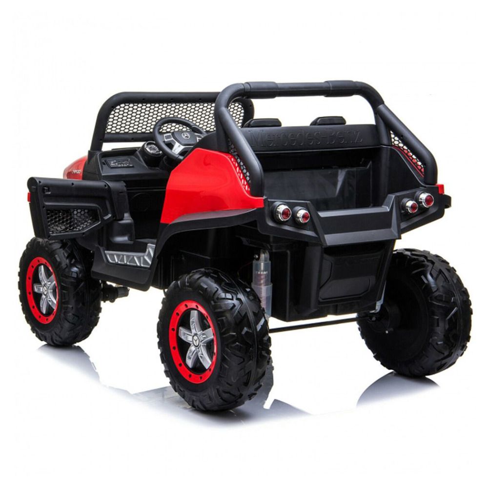 Myts - UTV Mercedes-Benz Unimog Ride-On Car - Red - 12 V