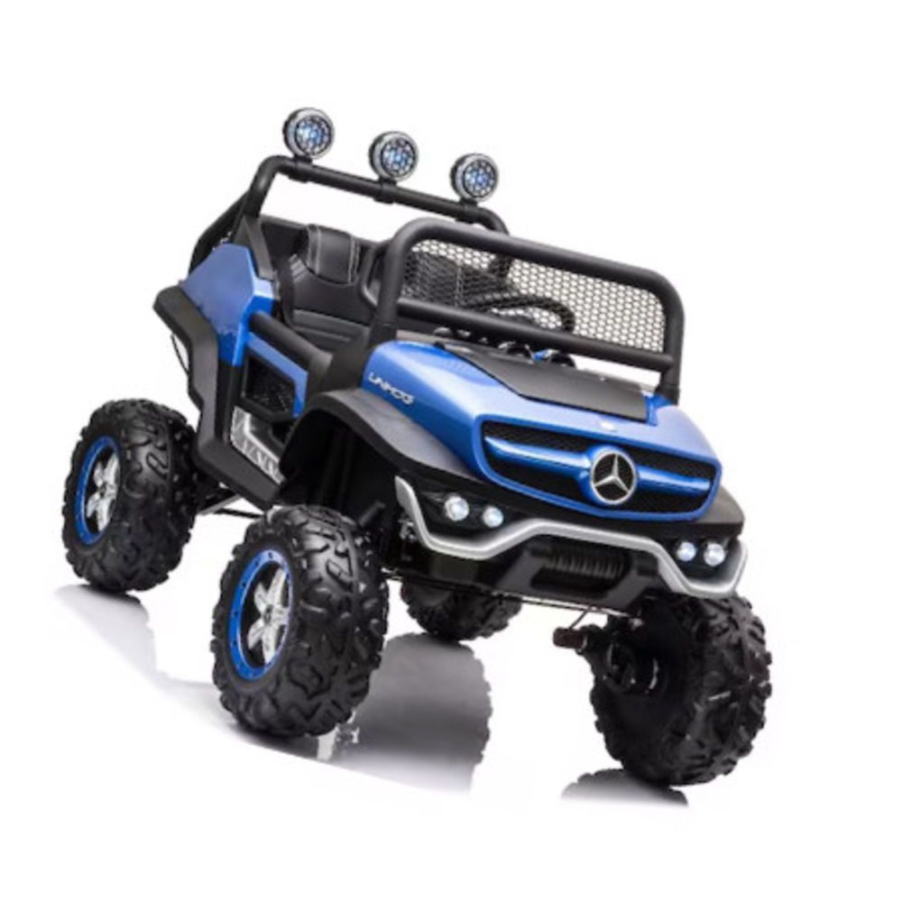 Myts - UTV Mercedes-Benz Unimog Lights Ride-On Car - Blue - 12 V