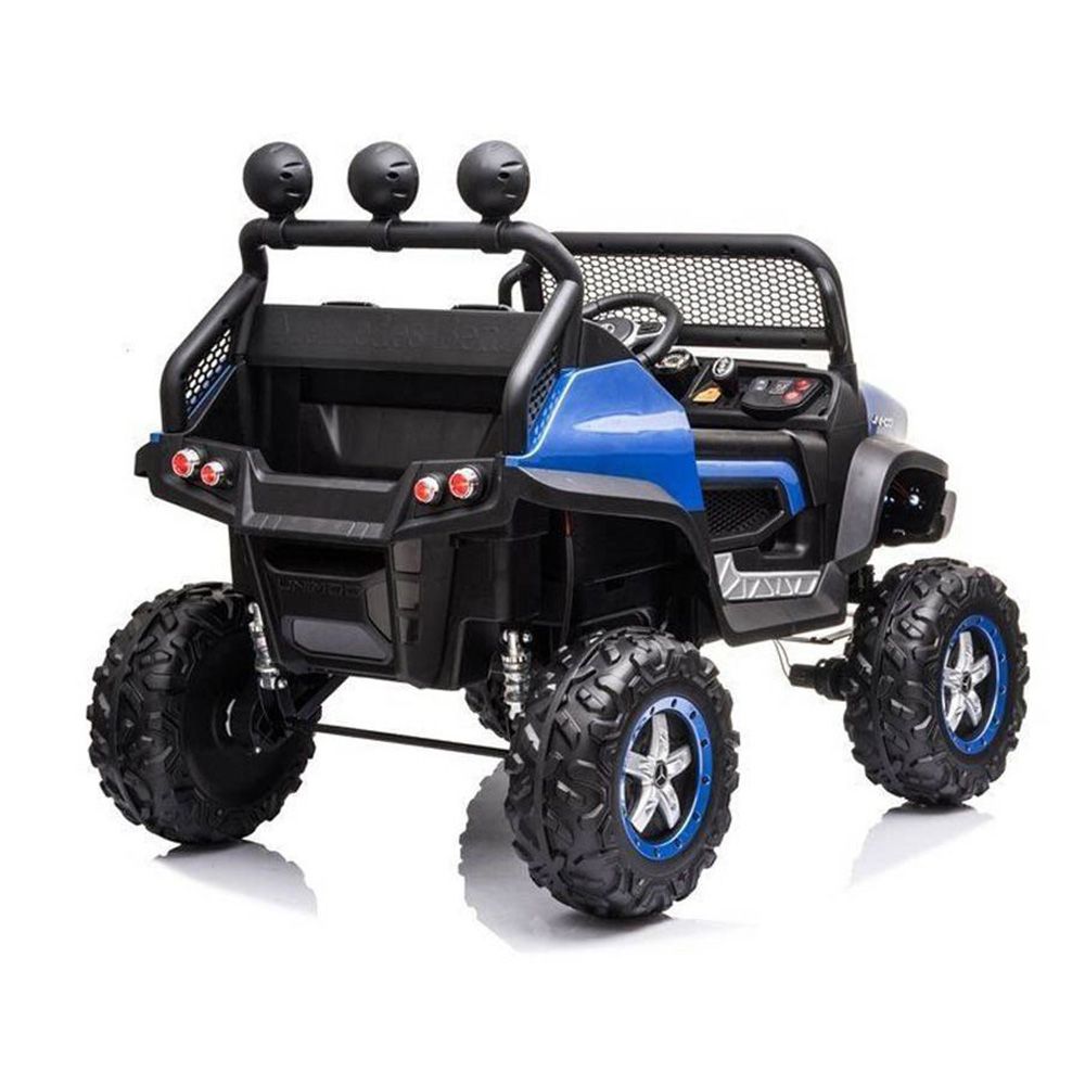 Myts - UTV Mercedes-Benz Unimog Lights Ride-On Car - Blue - 12 V