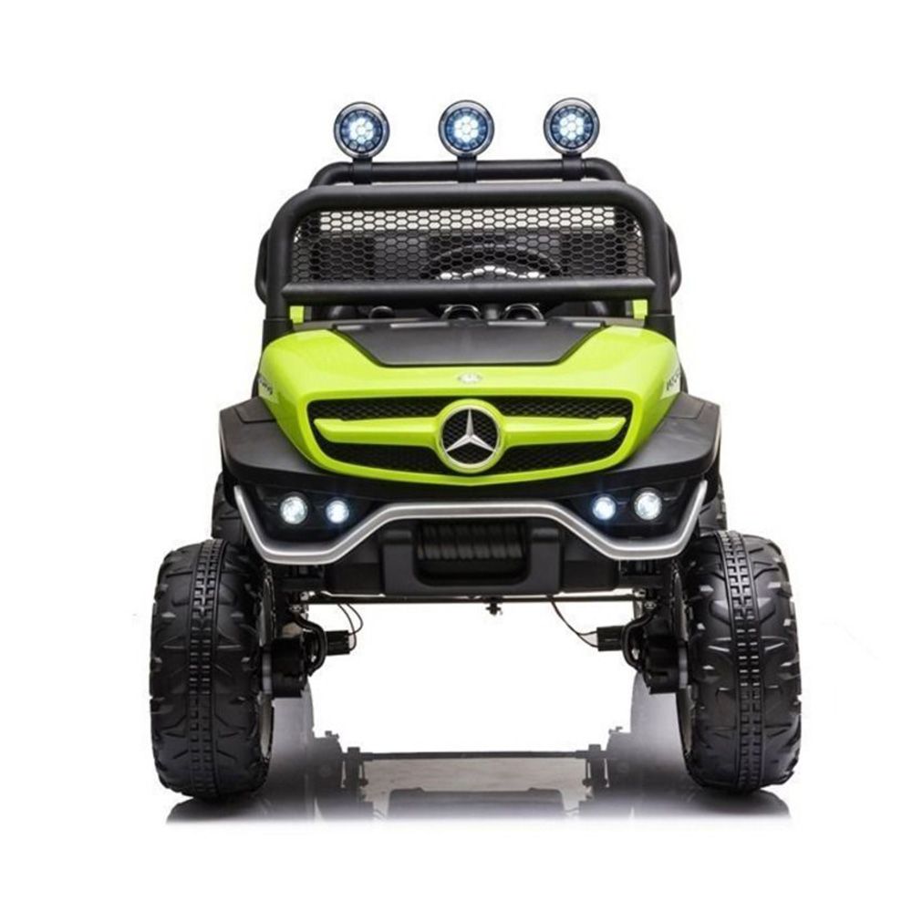 Myts - UTV Mercedes-Benz Unimog Lights Ride-On Car - Green - 12 V