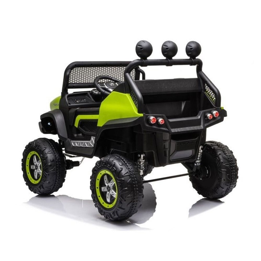 Myts - UTV Mercedes-Benz Unimog Lights Ride-On Car - Green - 12 V