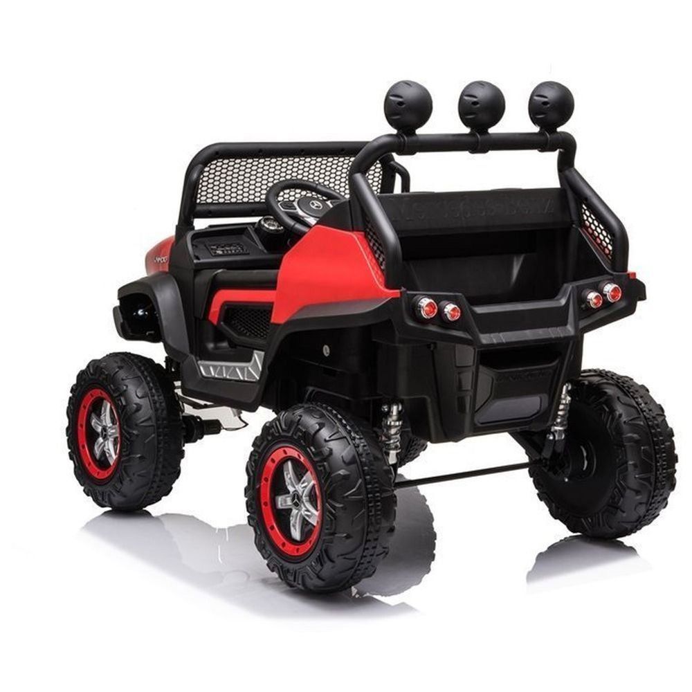 Myts - UTV Mercedes-Benz Unimog Lights Ride-On Car - Red - 12 V