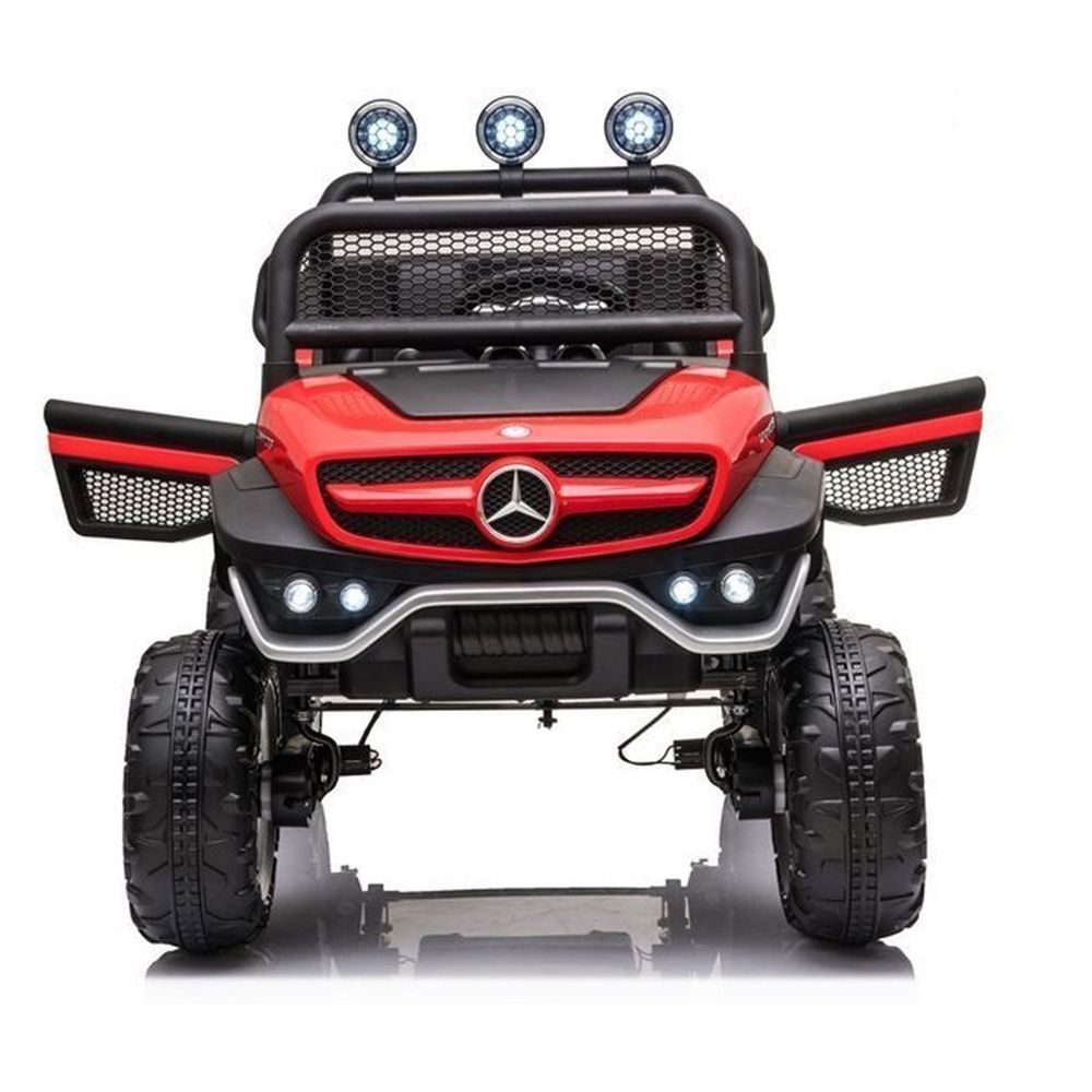 Myts - UTV Mercedes-Benz Unimog Lights Ride-On Car - Red - 12 V