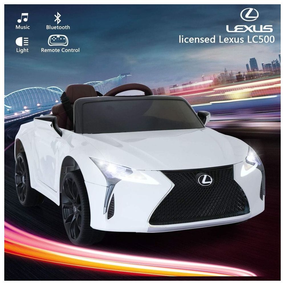 Myts - LC Lexus Kids Ride-On Car - White - 12 V