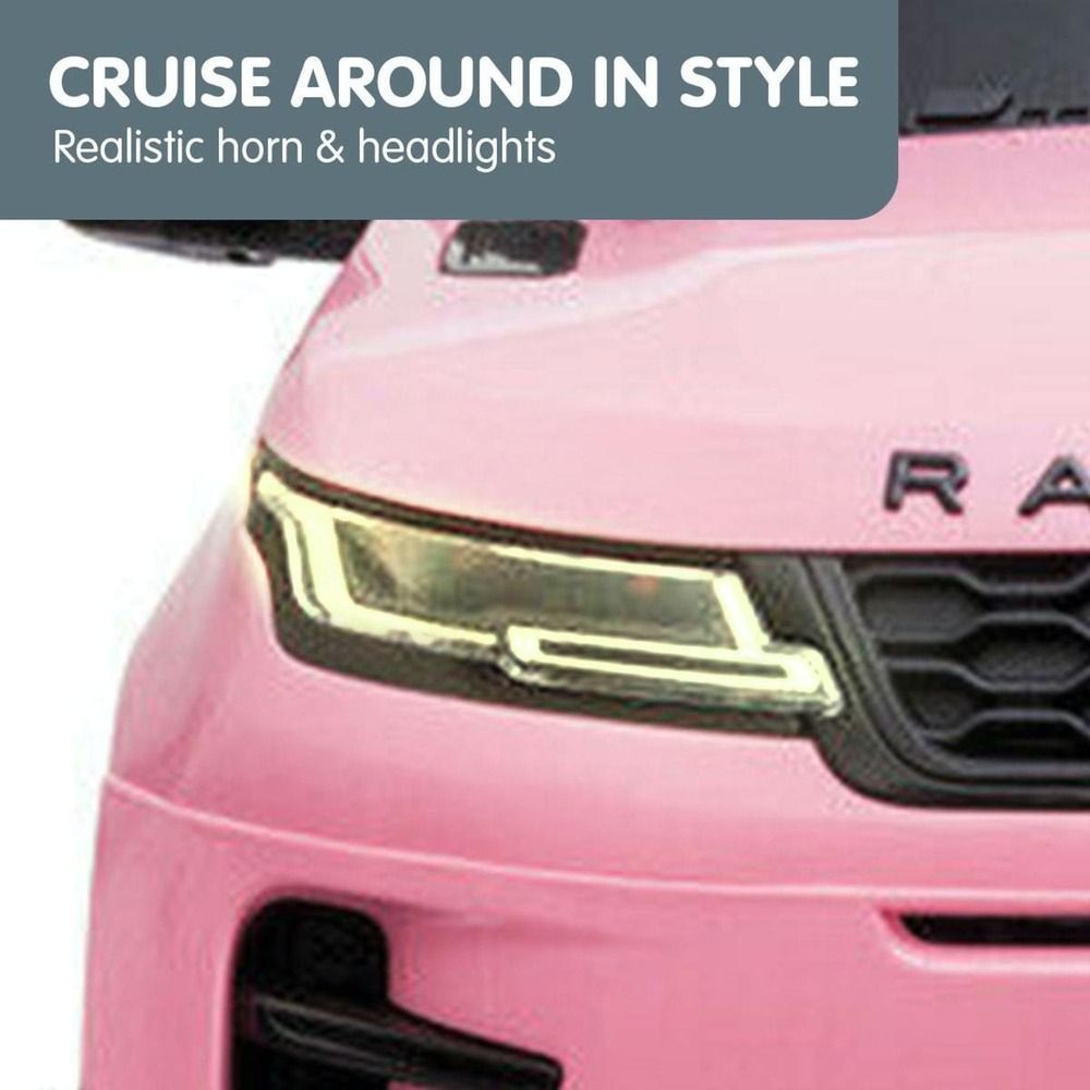 Myts - Range Rover Luxury SUV Girls Ride-On Car - Pink - 12 V