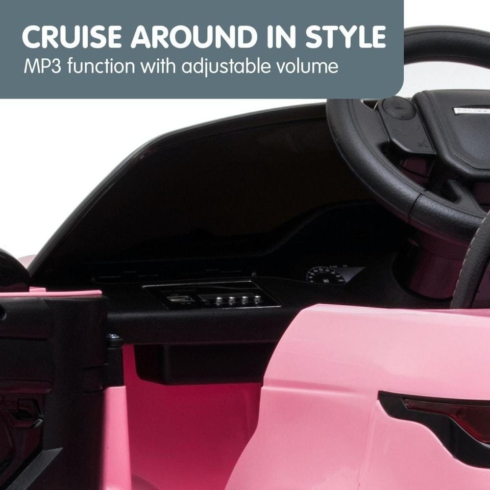 Myts - Range Rover Luxury SUV Girls Ride-On Car - Pink - 12 V