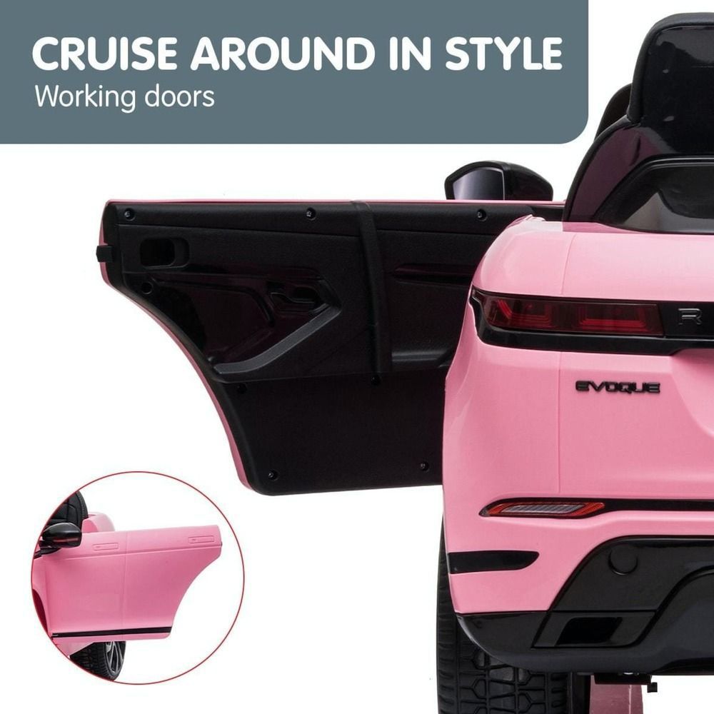 Myts - Range Rover Luxury SUV Girls Ride-On Car - Pink - 12 V