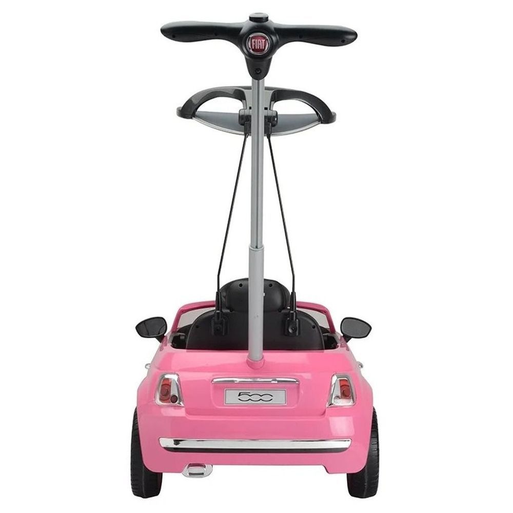 Myts - Fiat 500 Pull And Push Car With Sun Shade - Pink