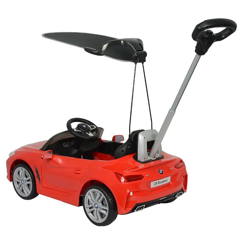 Myts - BMW Z4 Sports Kids Push Car With Shade - Red