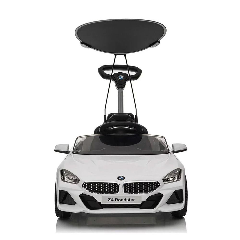 Myts - BMW Z4 Sports Kids Push Car With Shade - White