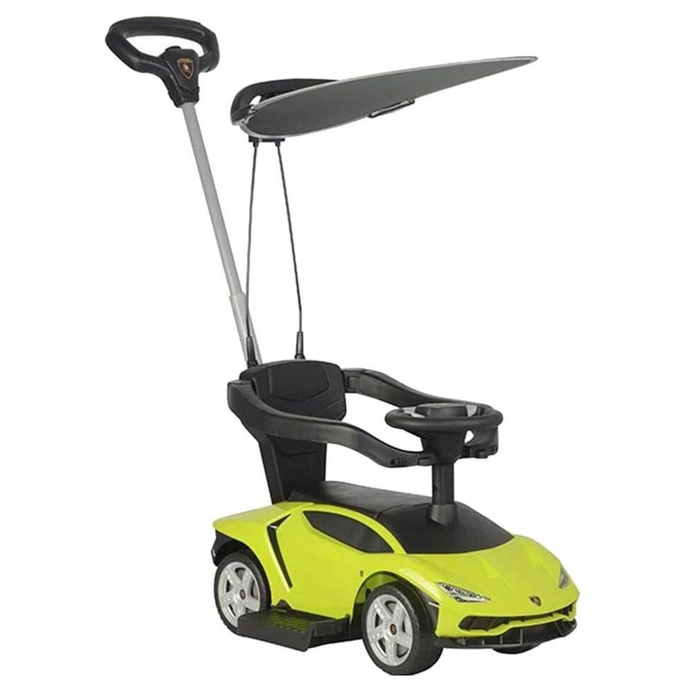 Myts - Licensed Lamborghini With Sun Canopy Kids Push Car - Green