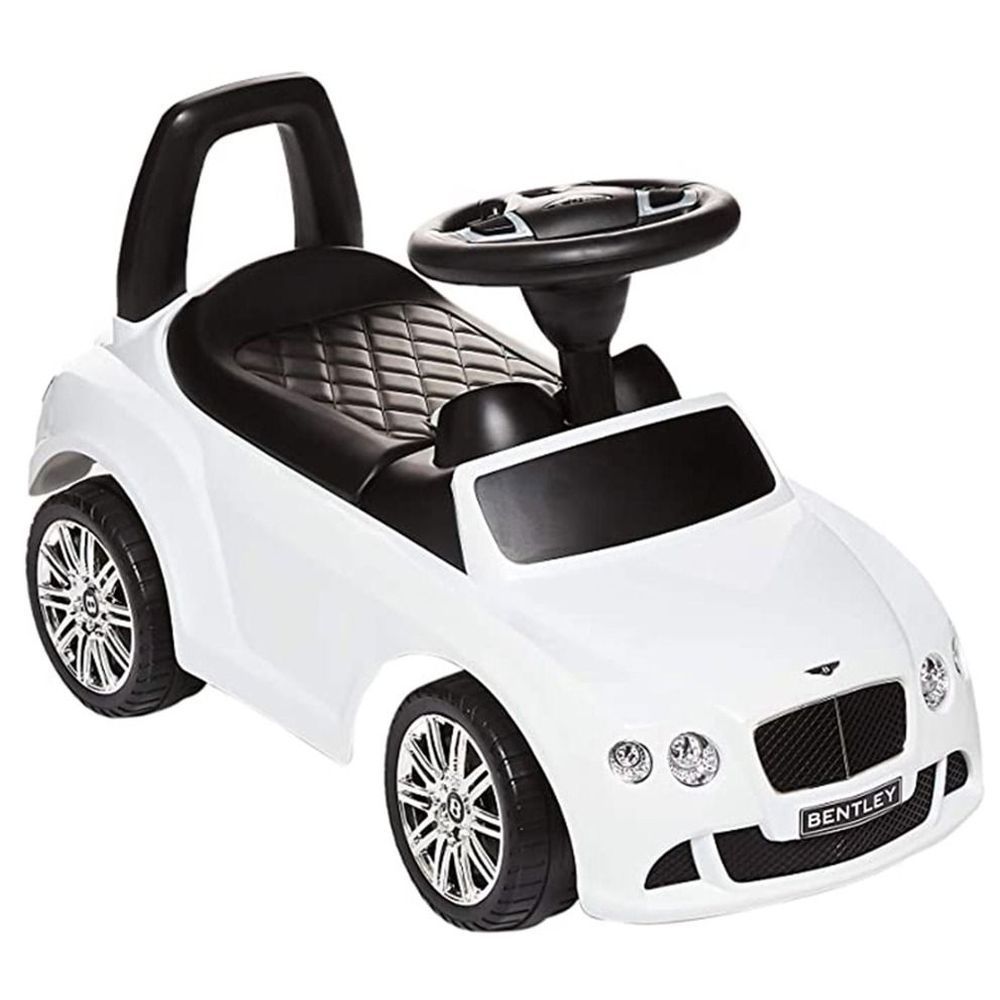 Myts - Licensed Bentley Model Kids Push Car - White