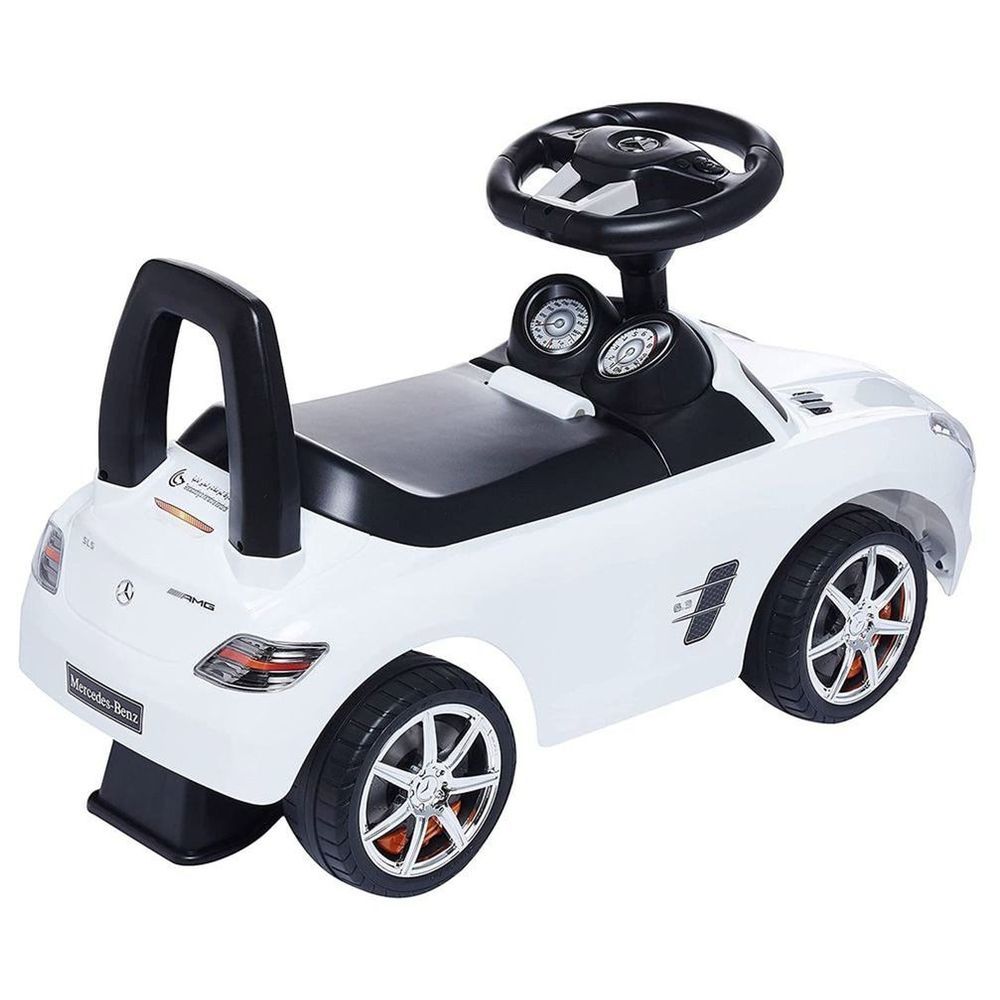 Myts - Licensed Mercedes Model Kids Push Car - White