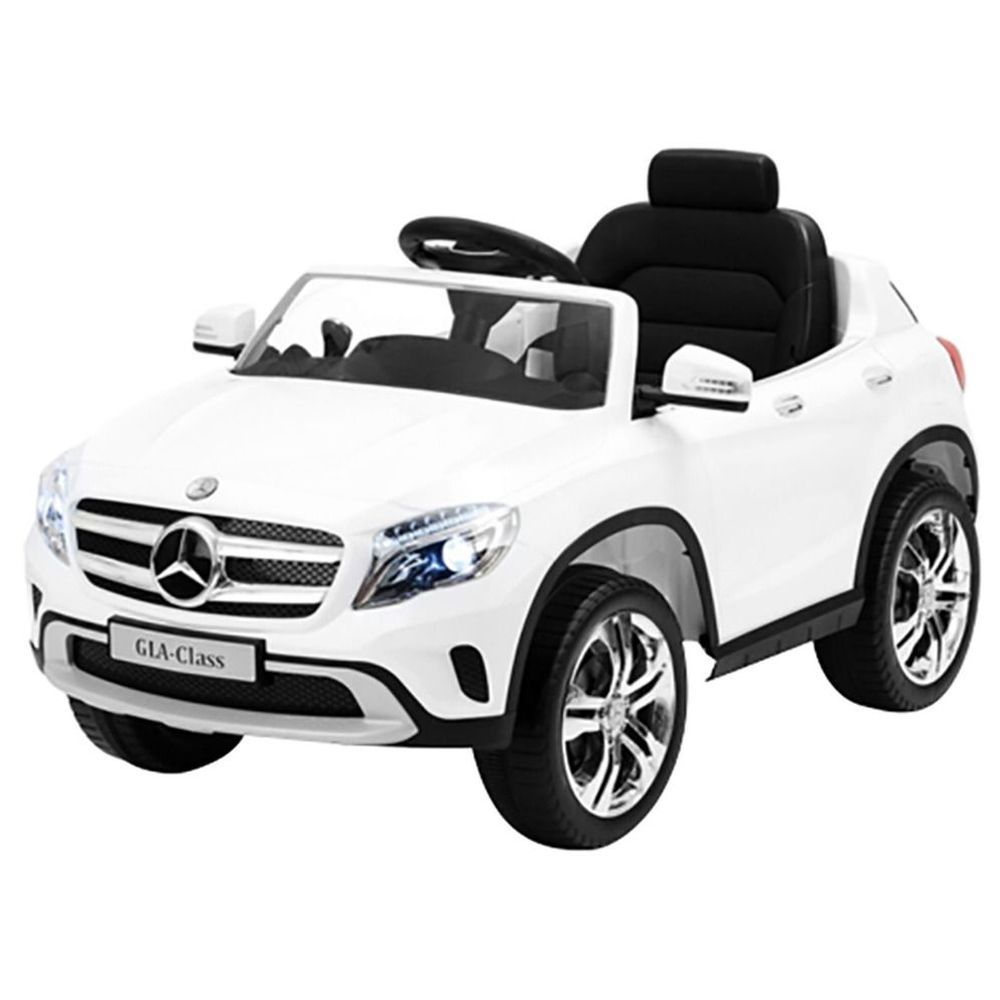 Myts - Licensed Mercedes GLA Class Kids Ride-On Car - White - 12 V