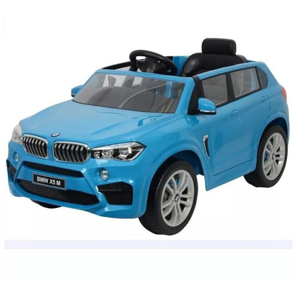 Myts - Licensed Electric BMW X5 M Boys Ride-On Car - Blue - 12 V