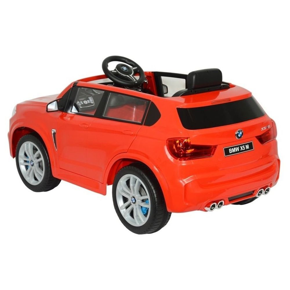 Myts - Licensed Electric BMW X5 M Kids Ride-On Car - Red - 12 V