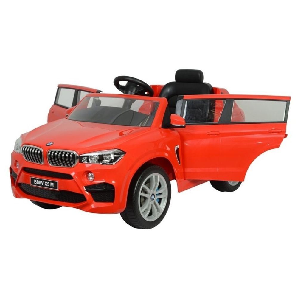 Myts - Licensed Electric BMW X5 M Kids Ride-On Car - Red - 12 V