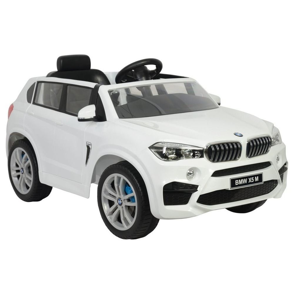 Myts - Licensed Electric BMW X5 M Kids Ride-On Car - White - 12 V