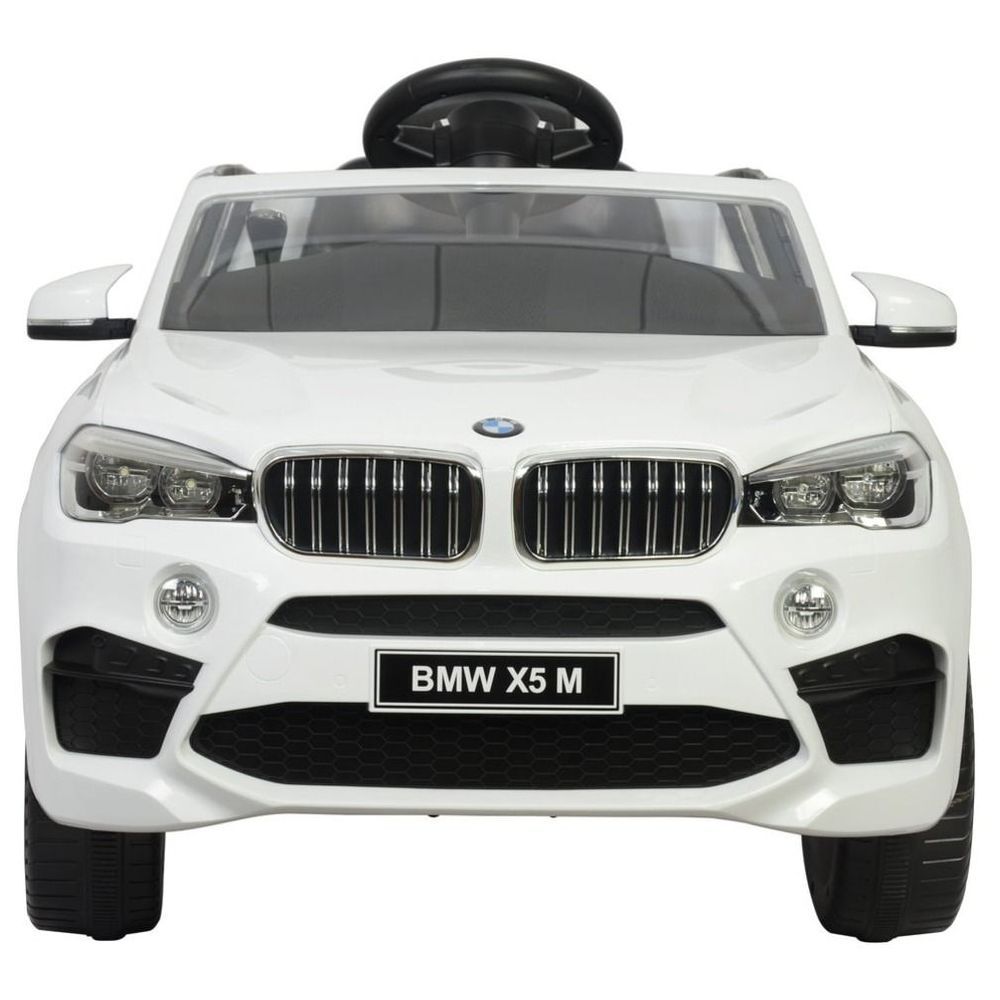 Myts - Licensed Electric BMW X5 M Kids Ride-On Car - White - 12 V