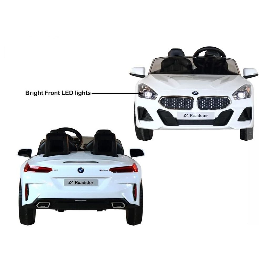 Myts - BMW Z4 Roadster Kids Ride-On Car - White - 12 V