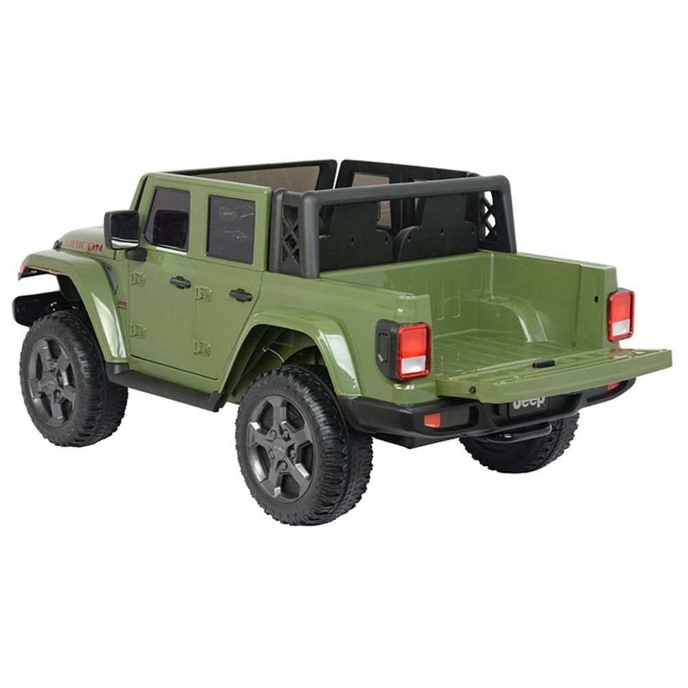 Myts - Rubicon Gladiator Kids Ride-On Jeep Car - Green - 12 V