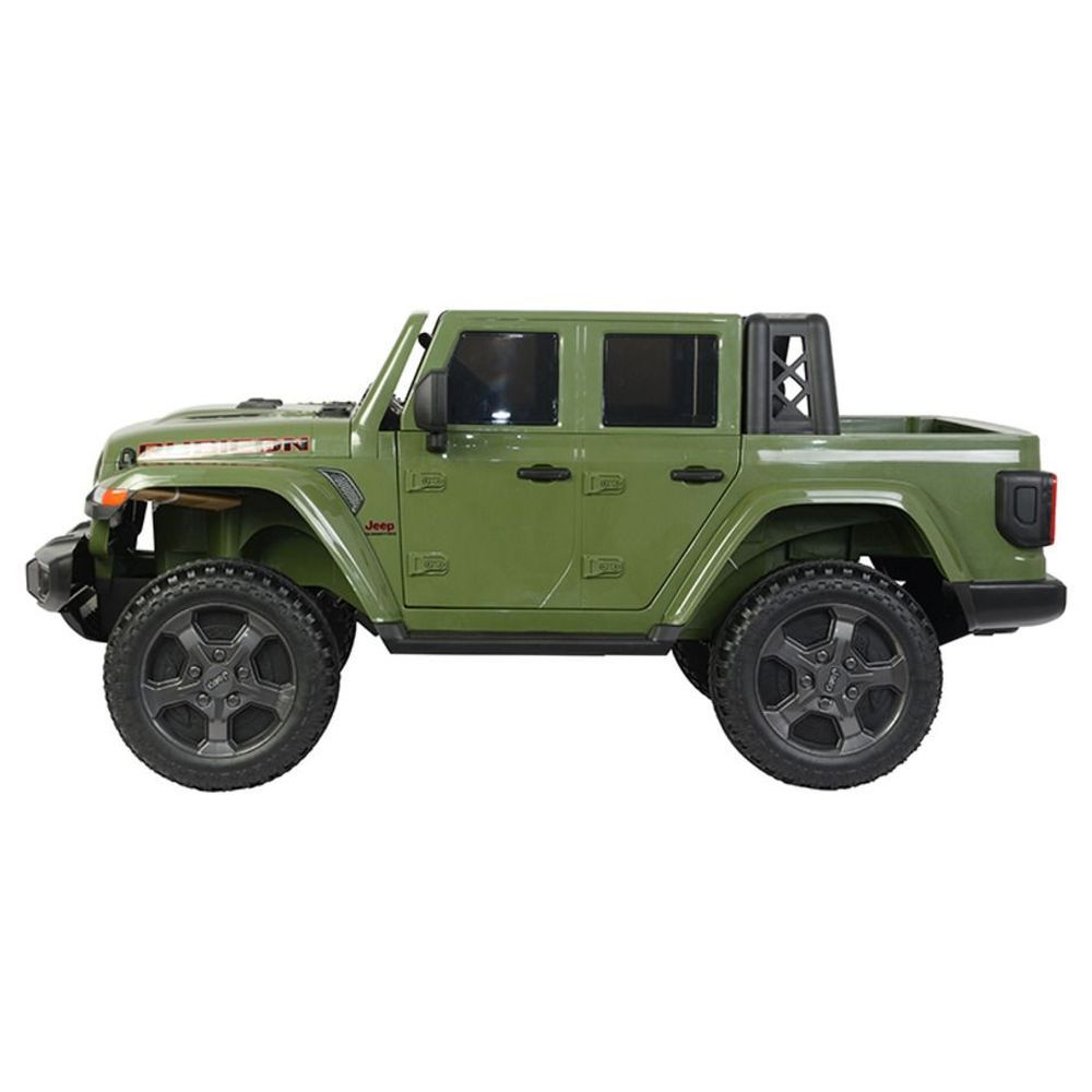 Myts - Rubicon Gladiator Kids Ride-On Jeep Car - Green - 12 V