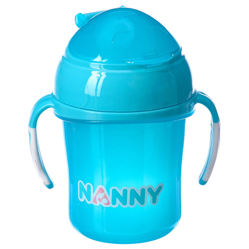 Uniq Kidz - Baby Training Sippy Cup w/ Straw & Handle - Blue