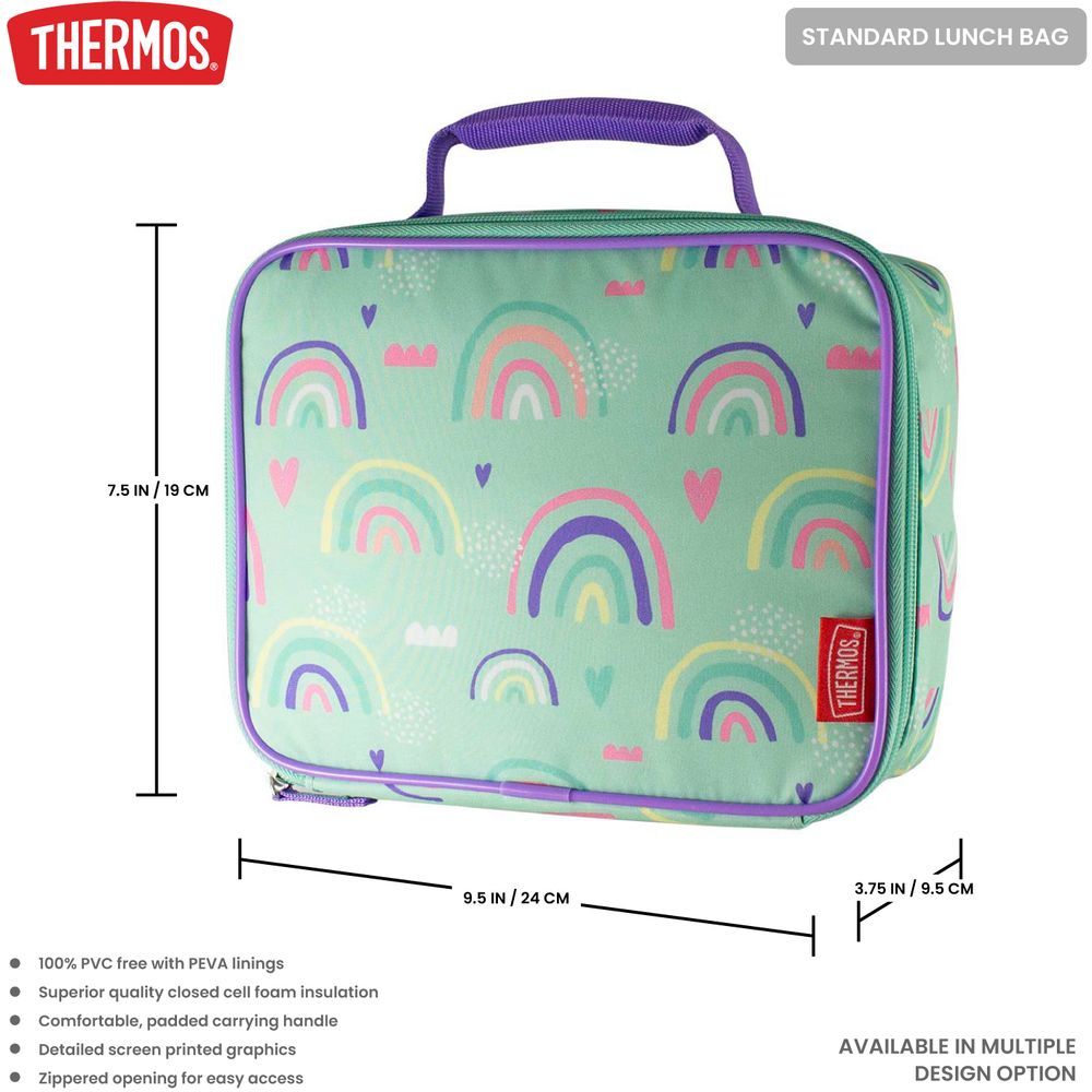 Thermos - Standard Insulated Lunch Bag - Rainbows