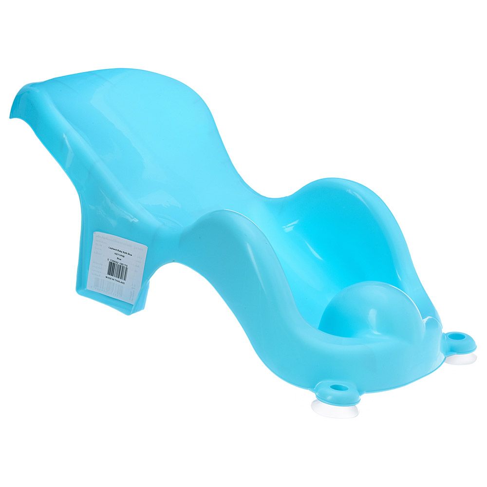 Uniq Kidz - Ergonomic Baby Bath Layback w/ Head Support - Blue