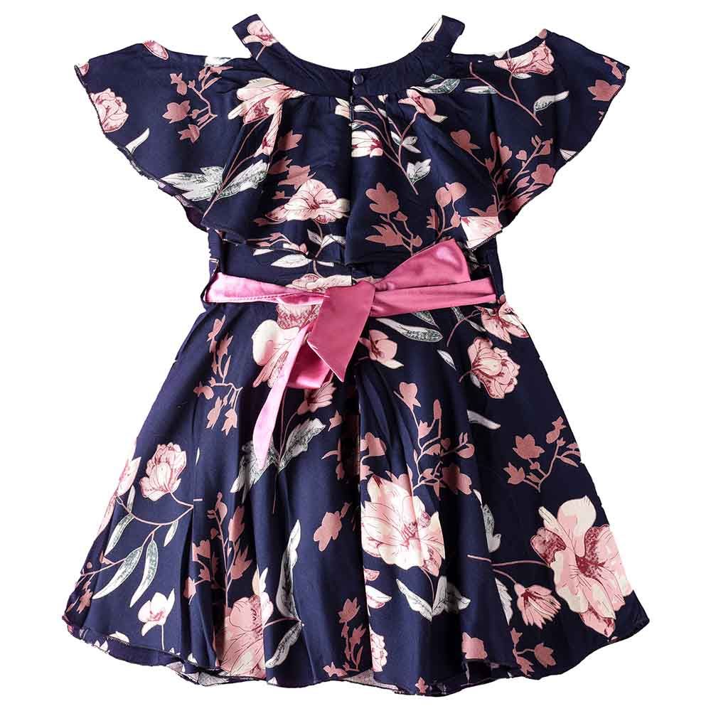 Jelliene - Twirling Blooms Girl's Floral Dress