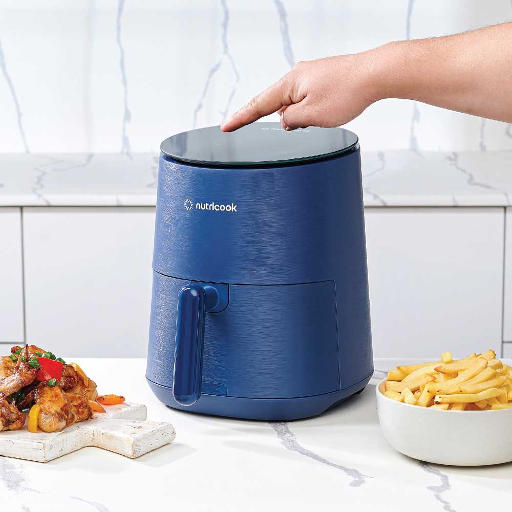 Nutricook - Air Fryer Mini 1500W 3.3L - Blue