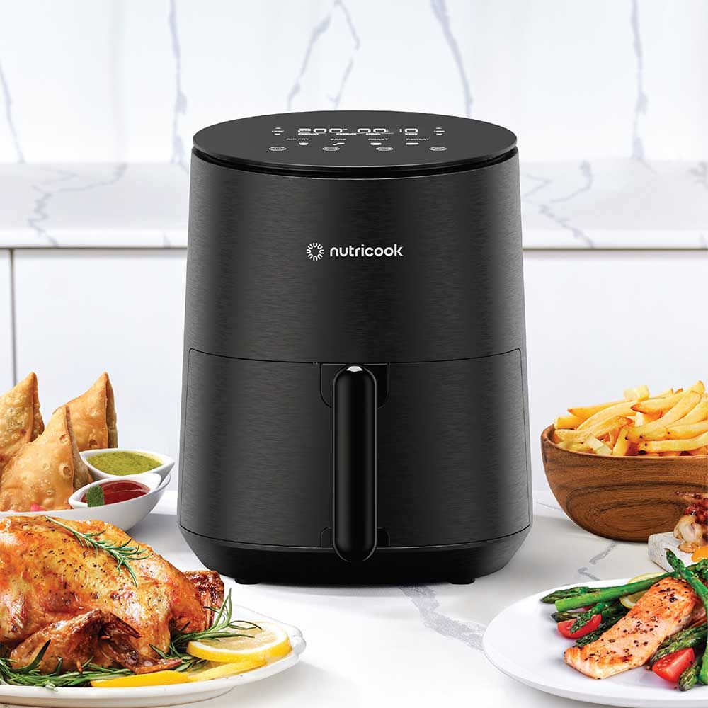 Nutricook - Air Fryer Mini 1500W 3.3L - Black