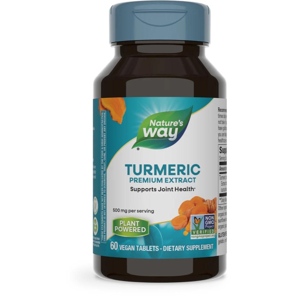 Nature's Way - Turmeric Extract 500mg 60 Tablets