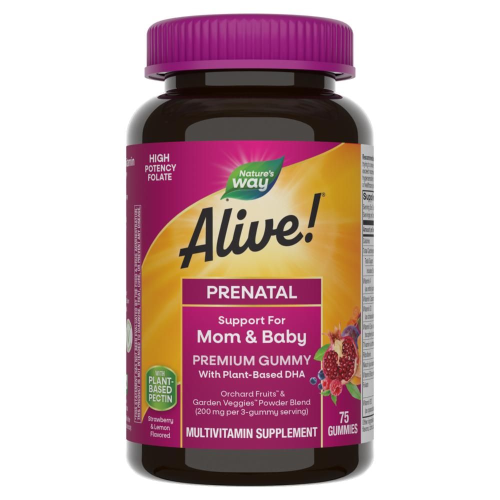 Nature's Way Alive Prenatal Gummy 75 Gummies