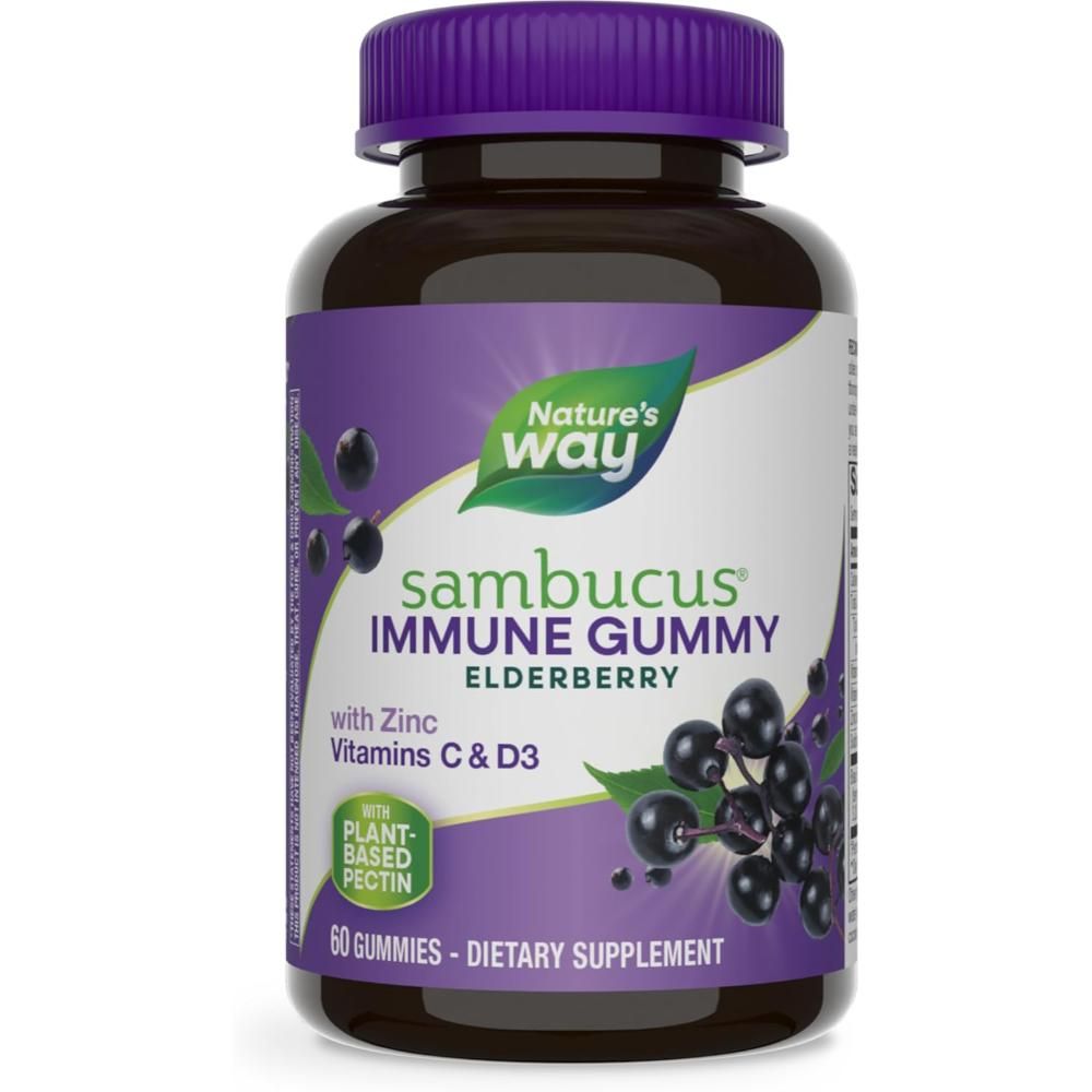 Nature's Way - Sambucus Elderberry Adult's Gummies 60's