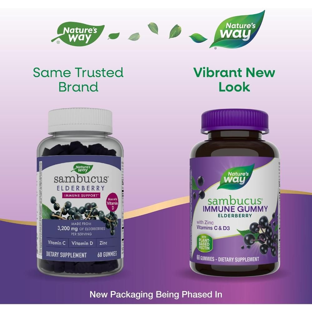 Nature's Way - Sambucus Elderberry Adult's Gummies 60's