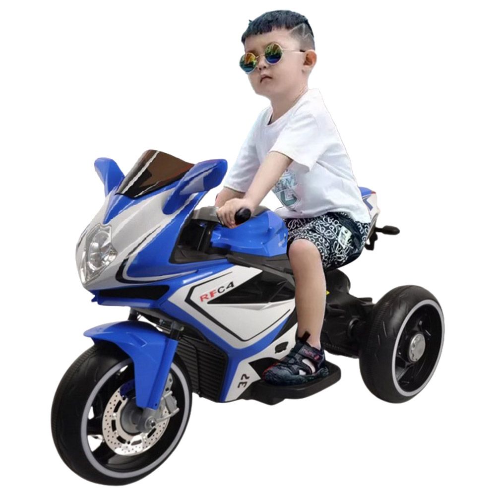 Megastar - D3 Excel Electric 3-Wheel Ride On Bike - Blue