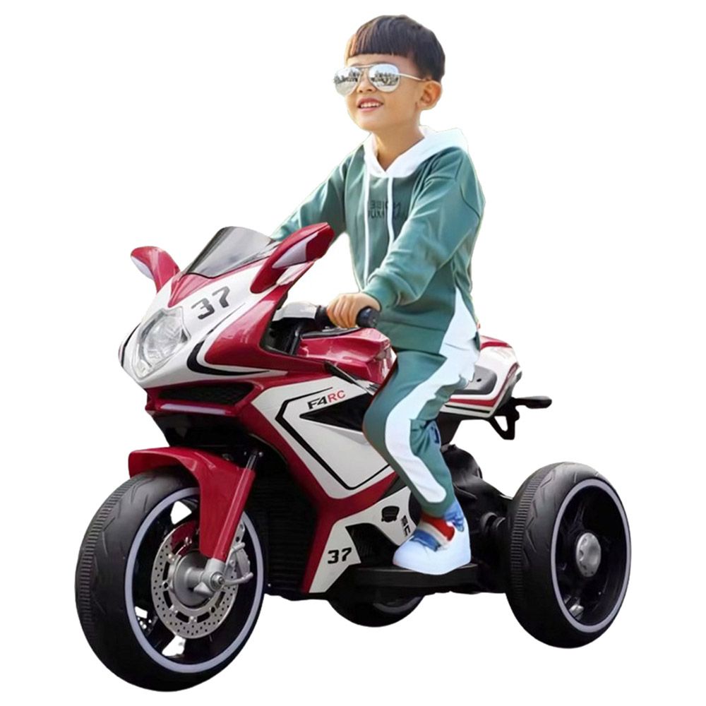 Megastar - D3 Basic Excel Electric 3-Wheel Ride On Bike - Red