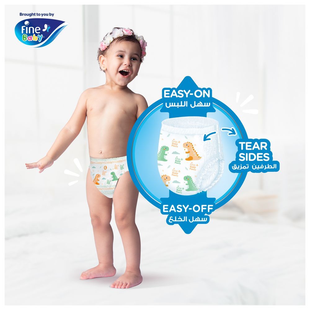 Fine Baby - Instant Dry Pants - 9-15 Kg - Size 4 - Large - 132pcs