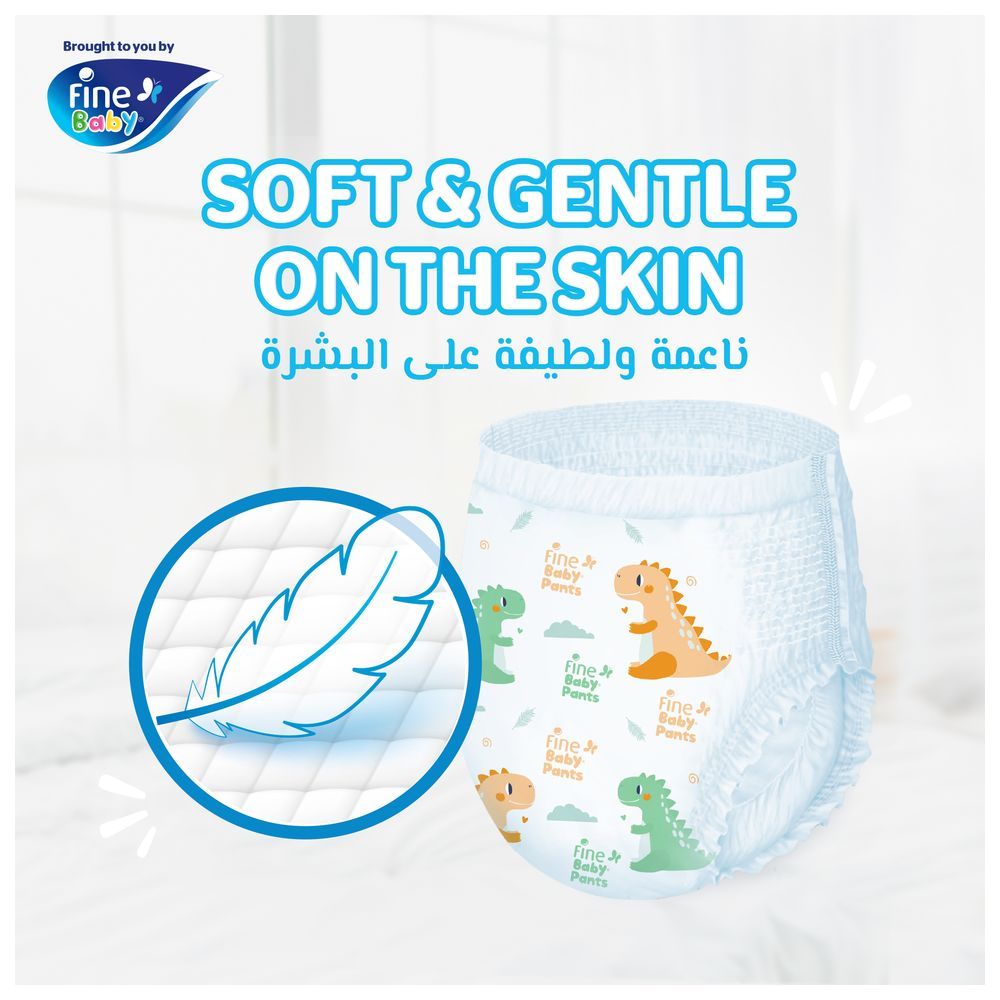 Fine Baby - Instant Dry Pants - 9-15 Kg - Size 4 - Large - 132pcs