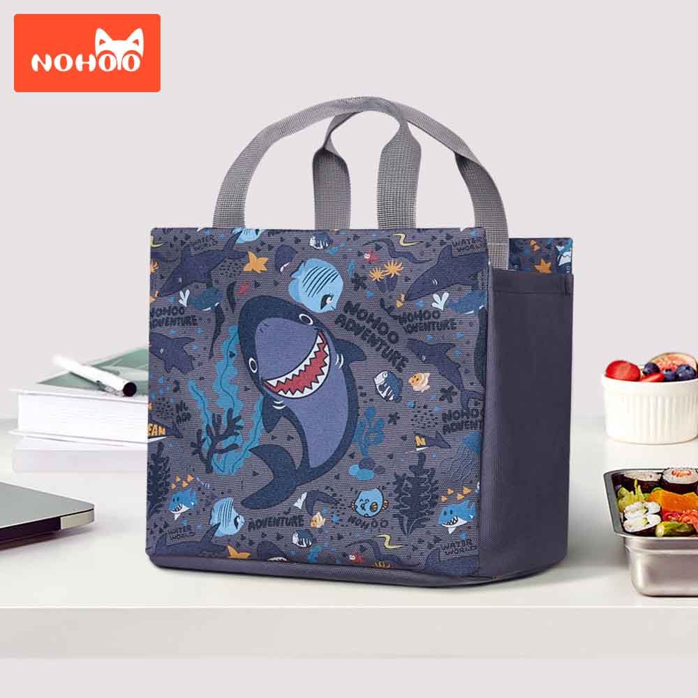 Nohoo - Shark Hand Lunch Bag - Grey - 8.27-Inch