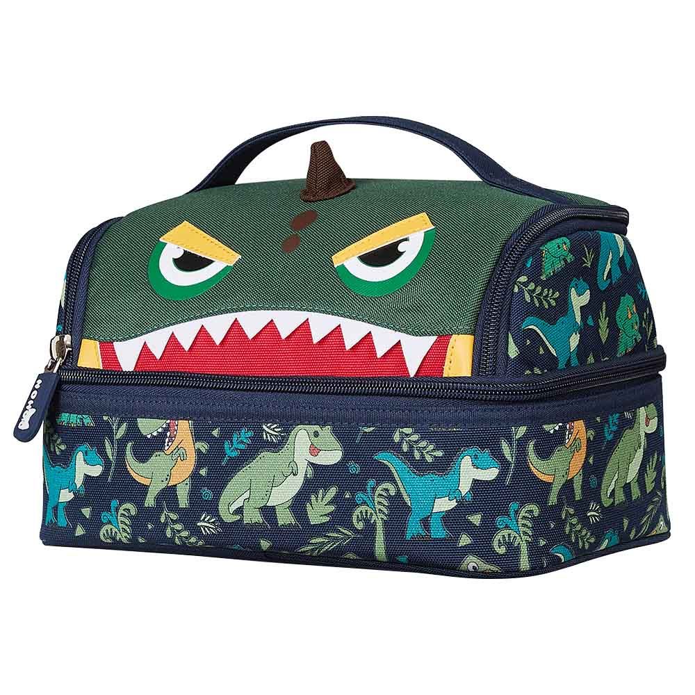 Nohoo - Dino Insulated Lunch Bag - Green - 9.85-Inch