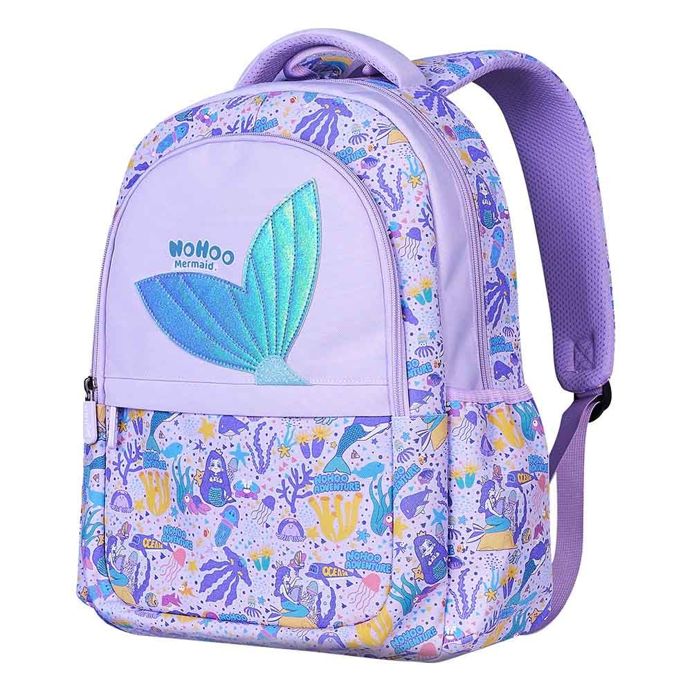 Nohoo - Mermaid School Backpack - Purple - 16-inch