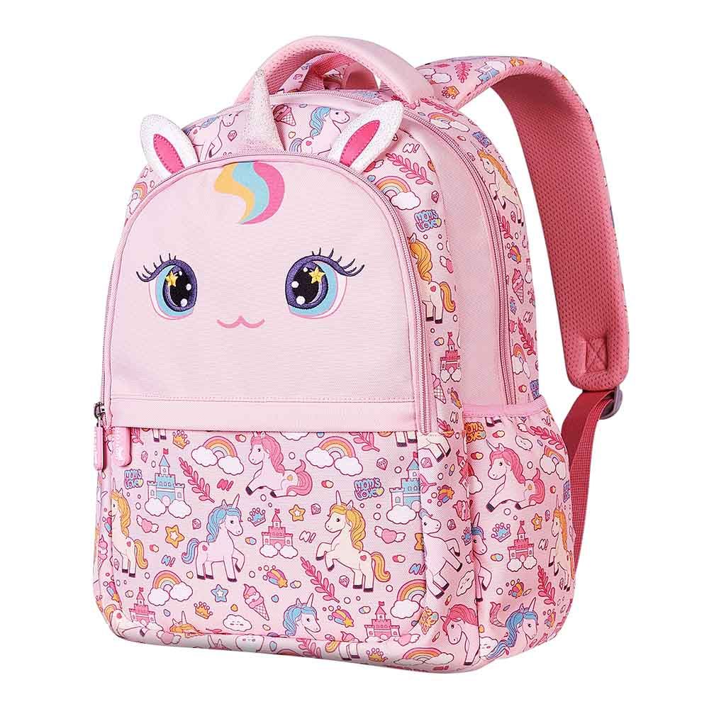 Nohoo - Unicorn School Backpack - Pink - 16-inch