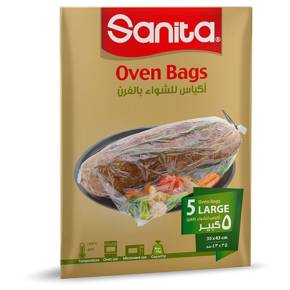 Sanita - Heat Resistant Oven Bag - Large - 5pcs